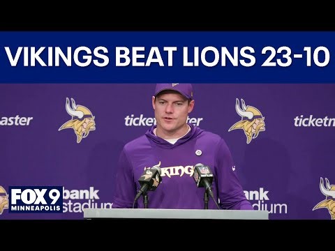 Vikings beat Lions 23-10, win fourth straight [FULL]