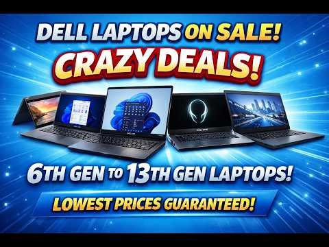 Crazy SALE! Dell Latitude 5310–7410, XPS & Alienware | High-Class Laptops CHEAP!
