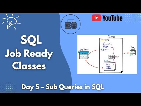 SQL Subqueries Explained | Scalar, Correlated & Nested Queries (Day 5 Job Ready)