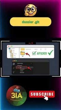 🔍 Comment Afficher le Dossier .git (PC & VS Code) !