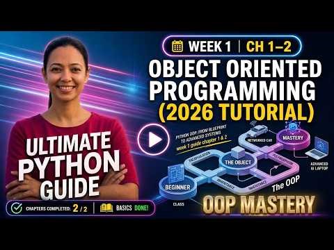 Python OOP (Object Oriented Programming) Full Course | Beginner to Mastery 2026