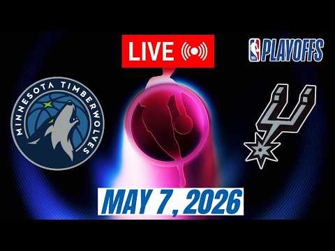 NBA LIVE! San Antonio Spurs vs Minnesota Timberwolves May 7, 2026 | 2026 NBA Playoffs Game 1 Live 2K