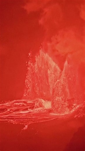 Two persons were seen walking dangerously close to Kilauea's erupting lava fountains, as seen in footage captured by a U.S. Geological Survey (USGS) webcam on Tuesday (December 23), sparking safety concerns near the active volcanic site. | New York Post