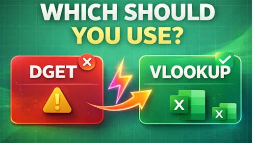 👉 VLOOKUP vs DGET in Excel | Which Formula You Use?