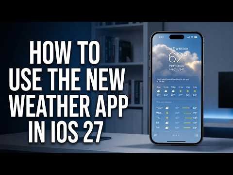 How To Use The New Weather App In iOS 27 (Step-by-Step Guide)