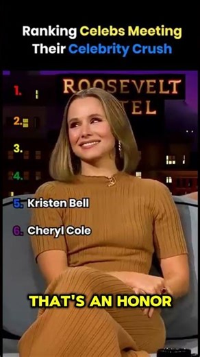 Ranking Celebrities Meeting Their Celebrity Crush ❤️