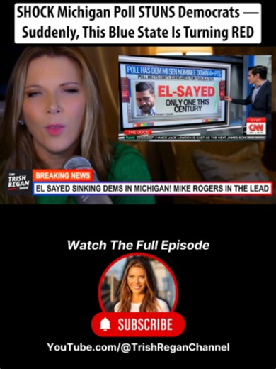 Something is shifting in Michigan — and Democrats have reason to be worried. A striking new poll shows Republicans gaining ground in one of the most important battleground states in America. Is Michigan experiencing a temporary swing, or are we watching a much bigger political realignment take shape? Trish Regan reports.