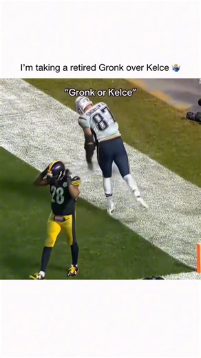 Football Content on Instagram: "Rob Gronkowski and Travis Kelce represent two different eras of tight end dominance, each redefining the position in their own way. Gronk was a matchup nightmare built like a lineman with the speed and hands of a receiver, overwhelming defenders through sheer power and physicality. When he was healthy, he felt unstoppable, changing how defenses had to line up and tackle just to survive. Kelce, on the other hand, wins with precision, intelligence, and chemistry. Hi
