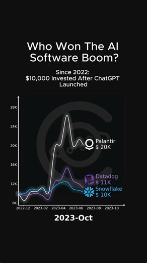 Palantir vs Snowflake vs Datadog: AI Software Stock Race