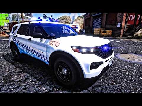 Chicago PD City Patrol Gets Busy! 🚔🔥 | GTA 5 Mods LSPDFR NPC AI 3.0