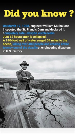 St. Francis Dam Disaster: The Warning Ignored 😱