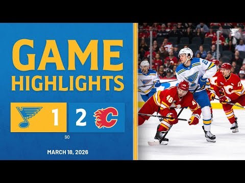 Game Highlights: Flames 2, Blues 1 (SO)