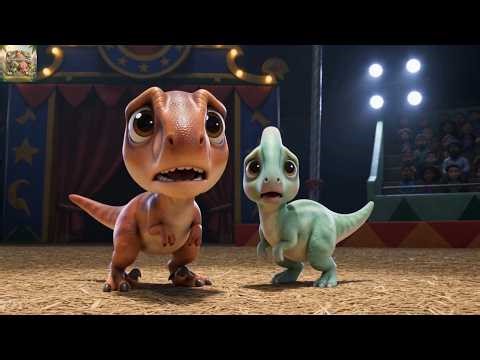 The Clown's HIDDEN TRAP! 🤡 Baby T-Rex Saves Mama PART 1 | Dinosaur Animated Short Film