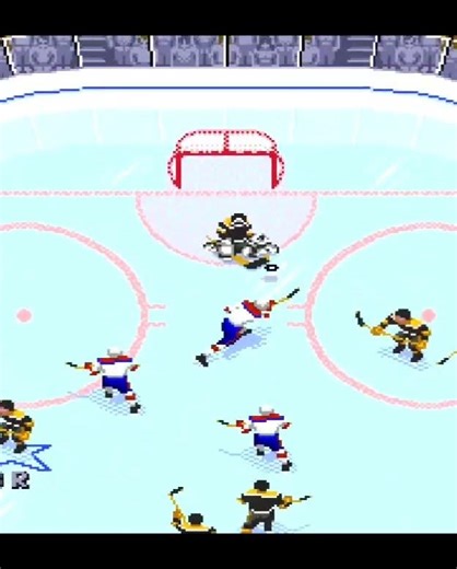 GOALIE GOAL!! #NHL95 #NHL94