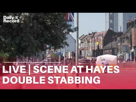 LIVE | Scene at double stabbing in Hayes