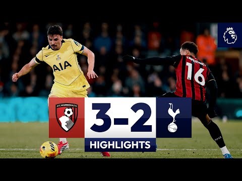 Bournemouth 3-2 Tottenham Hotspur l Premier League Highlights