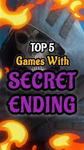 These Game Have Secret Ending That Nobody Knows About 😱 | Secret Ending | Hidden Ending | #gaming