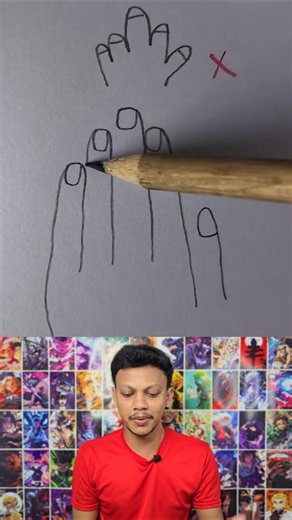 How to Draw a Hand ✍️