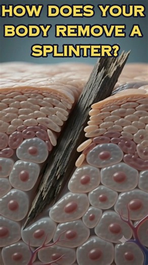 How Does Your Body Remove a Splinter? 🌵🤯(3d Animation)