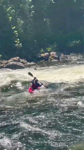 Getting set up!🫣😱#new #kayaking #kayak #LochsaRiver #adrenalinerush #weekendwarrior #lifestyle
