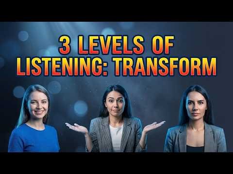 3 Levels of Listening: Transform Your Coaching Skills