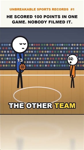 He Scored 100 Points in One Game. Nobody Filmed It. #shorts