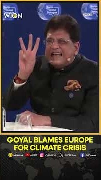Piyush Goyal Slams Europe Over Carbon Emissions Responsibility | WION Shorts