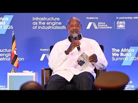 Museveni’s speech while sitting at The Africa We Build Summit 2026 by Africa Finance Corporation