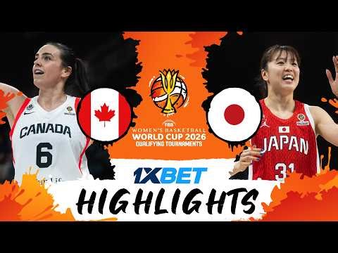 Canada 🇨🇦 v Japan 🇯🇵 | Highlights | #FIBAWWC 2026 Qualifying Tournament