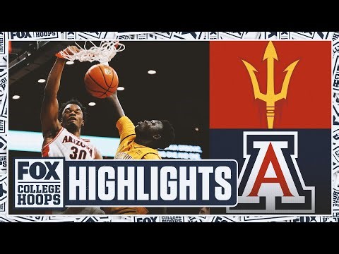 Arizona State Sun Devils vs. No. 1 Arizona Wildcats Highlights 🏀 FOX College Hoops