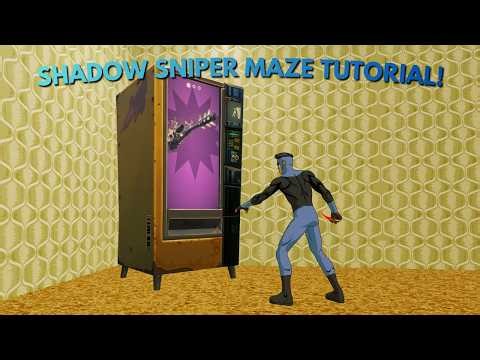 The Shadow Sniper Maze Tutorial in 1v1 With Every Gun!