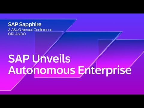Welcome to the Autonomous Enterprise | SAP Sapphire 2026