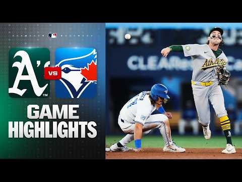 A's vs. Blue Jays Game Highlights (3/29/26) | MLB Highlights
