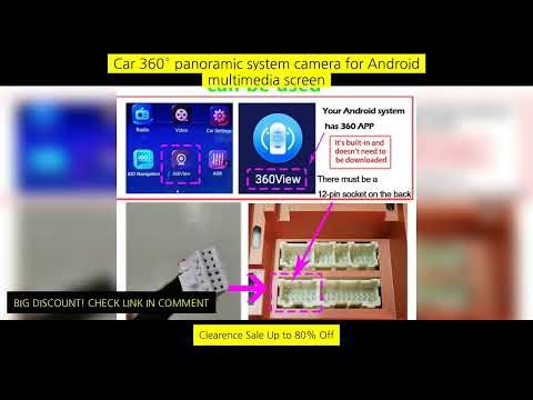 Car 360° Panoramic System Camera For Android Multimedia Screen, Android