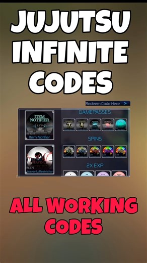 Jujutsu Infinite Codes | Roblox