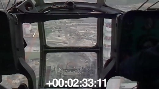 1986 - FLIGHT OVER CHNPP AND OVER RED FOREST | Chernobyl Чернобыльской