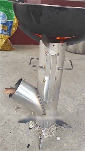 Smokeless Gasification Rocket Stove for Fuel Efficiency #householditems #utilities