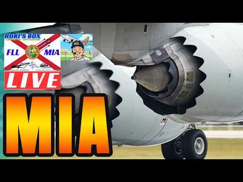 🔴 LIVE Jet Stream | MIA Plane Spotting at Miami International Airport | April 21, 2026
