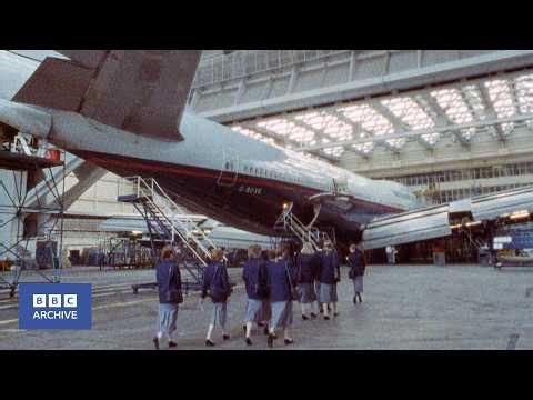 1987: Cabin Crew Training Course | Forty Minutes | BBC Archive