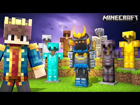 I MADE EVERY GOD ARMOUR IN MINECRAFT😱| Fleet Kingdom