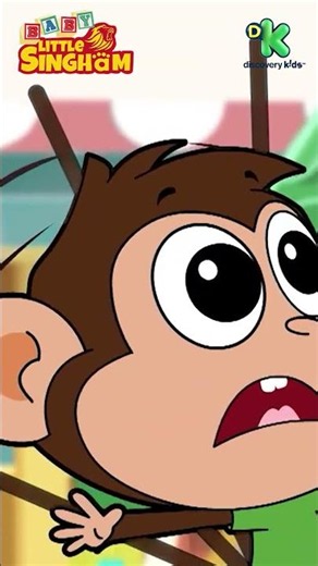 #BabyLittleSingham👶| Baby Singham Ko Rulaya Toh Ho Gaya Dhamaal!😭💥| #shorts |@DiscoveryKidsIN​