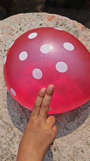 Experiment: Will a Water Balloon Explode Rolling Down a Tall Building?🎈💥 #balloon