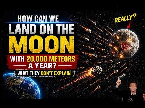 How can We Land on the Moon With 20,000 Meteor Impacts a Year? | What They Don’t Explain