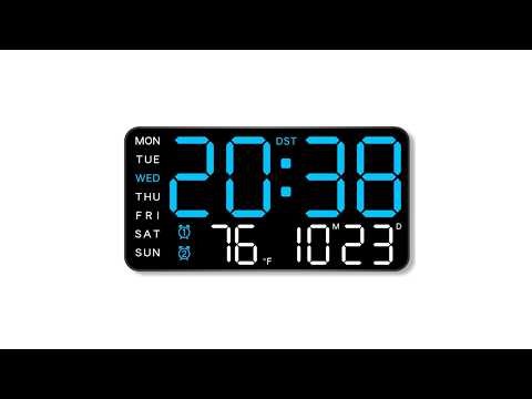 How to Set Up Sehaz Artworks Digital Wall Clock