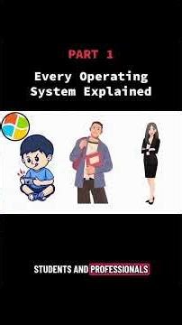 Learn operating systems the simple way 🚀Windows, Linux, macOS explained fast. Subscribe for more