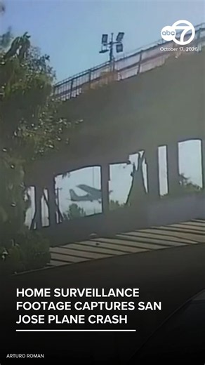 Home surveillance footage captures NorCal plane crash