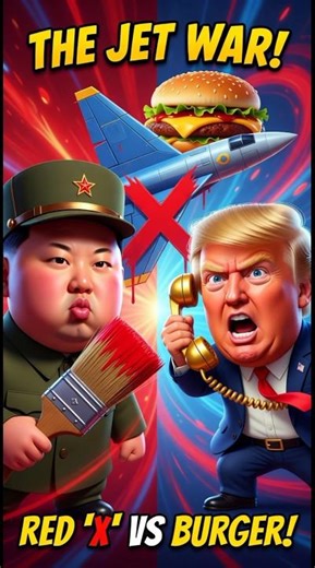 Trump Revenge on Kim! 🍔🚀 #shorts #comedy #explore #funwithzeer