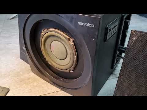 4.5 JBL Subwoofer vs. Desk 2.1 Speaker Bass Test