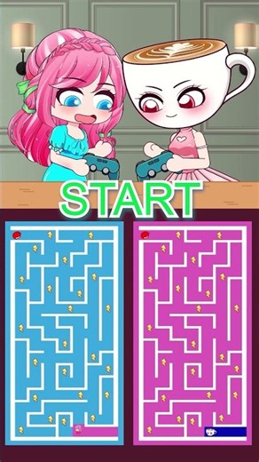 Anna Challenge Perfect Maze: Double Puzzle x Capuchina #AnnaGachaChibi #anna #rainbowz