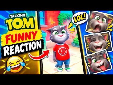 Funny Talking Tom Cat LIVE Reactions!